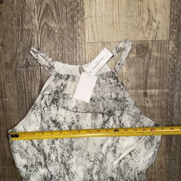 Banana Republic Dress 4 NWT Snake Print Lined Halter Tie Belt - Picture 5 of 5